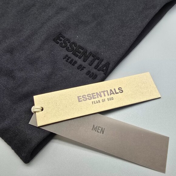 Essentials Fear of God Tee  - Black Shirts - Picture 5 of 8